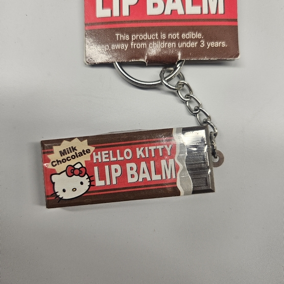 Rare New Hello Kitty Lip Balm Chocolate Bar Key Chain 2010 Sanrio - Picture 4 of 6